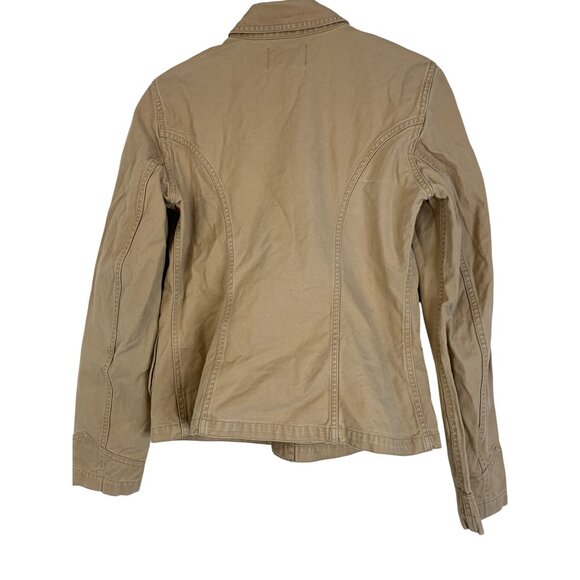 VTG 90s Ralph Lauren Polo Jeans Tan Field Jacket S - Picture 4 of 11